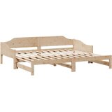  Dnevni krevet na razvlačenje 90 x 190 cm od masivne borovine | shoptok.hr