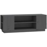 Maison Chic TV omarica - TV stojalo - Televizijska omarica siva 110x35x40,5 cm trdna borovina, (21699834) Cene