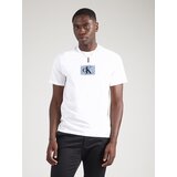 Calvin Klein Majica golobje modra / siva / črna / bela | Shoptok.si