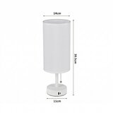  Brilagi - Stona lampa sa USB portom TABLON 1xE27/25W/230V bela | Eponuda.com