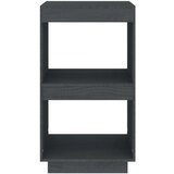 vidaXL Ormarić za knjige sivi 40 x 35 x 71 cm od masivne borovine | shoptok.hr