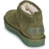 Colors of California SHORT SHEEPSKIN BOOT Kaki | shoptok.hr
