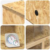  Terarij Smeđa 60 x 30 x 30 cm OSB | shoptok.hr