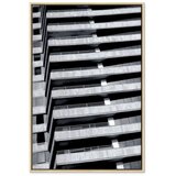  Slika - Architectural Raster (1 Part) Vertical 60x90 U prirodnom drvenom okviru | shoptok.hr