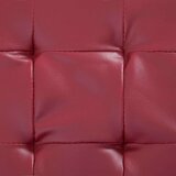 vidaXL Tabure s prostorom za shranjevanje 87,5 cm vinsko rdeče usnje | Shoptok.si
