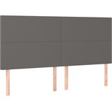  s oprugama i madracem sivi 160x200 cm od umjetne kože | shoptok.hr