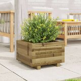  Vrtno cvetlično korito 40x40x26,5 cm impregnirana borovina | Shoptok.si