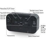 Venisymlis Ustvarjalna Budilka Morning Snooze Wake Up Clock Budilka Led Osvetljen Zaslon Digitalni Zaslon Wit, (22060505) | Shoptok.si
