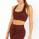 Kineta Aristea ženski sportski top s prednjim zatvaračem | shoptok.hr