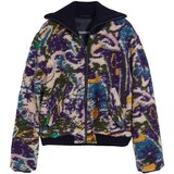 Desigual Prijelazna jakna plava / tamno zelena / tamno ljubičasta / vuneno bijela Cijene