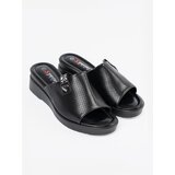 SEASTAR Black openwork platform flip-flops | Shoptok.si