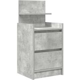vidaXL Noćni ormarići s 2 ladice 2 kom beton siva 38x34x80 cm | shoptok.hr