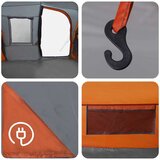 Instant šator Siva i narančasta 524 x 232 x 192 cm | Eponuda.com