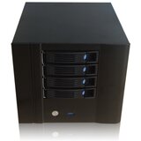  Desktop kućište za NAS sa 4 x3.5" Hotswap, 1 x USB 3.0 + 1 x ON/OFF prekidač, Mini-ITX MB format, ventilator 12cm, prihvata 1U napajanja do 250W, dim. 221x154x240mm (N4) | ePonuda.com