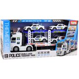  Policijski kamion šleper sa 4 policijska vozila - plavo/bijeli | Shoptok.si