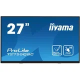 Monitor LED T2755QSC-B1 27” Optical Bonded PCAP 10pt IPS Edge to edge glass 2560 x 1440 @75Hz 400 cd/m² HDMI DP USB Hub Tilt angle 15° up; 70° down
