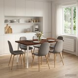  Kvadratni blagovaonski stol 160 x 80 x 75 cm Tamno smeđa | shoptok.hr