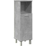 Maison Chic Kopalniška omarica - Kopalniški kabinet betonsko siva 30x30x95 cm iverna plošča, (21794411) Cene