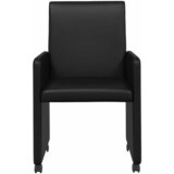  Blagovačke stolice s kotačima 2 pcs Crna 57 x 66 x 94 cm | Eponuda.com