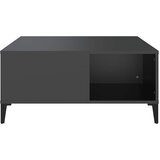  Stolić za kavu crni 80 x 80 x 36,5 cm od konstruiranog drva | Eponuda.ba