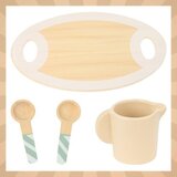 Kruzzel drveni set za čaj sa stalkom za tortu i kolačima, za djecu | shoptok.hr
