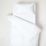 HOMESCAPES Komplet Prevlek za Odejo iz Lanu v Bež Barvi za Otroško Posteljo 120x150 cm, (20747847) | Shoptok.si