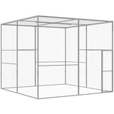 vidaXL Mačja kletka 3x3x2,5 m pocinkano jeklo Cene