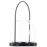 Venture Home svjetiljka za svijeću (lantern) Flora ⌀22 cm, crna | shoptok.hr