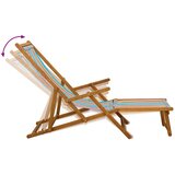  Sklopiva ležaljka za sunčanje 3 Pozicija Šareni | shoptok.hr