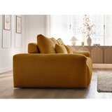 Bobochic Paris Gorčično rumena sedežna garnitura iz šenilje 264 cm Ivane – | Shoptok.si