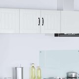 vidaXL Stenska kuhinjska omarica Visok sijaj bela 40 x 31 x 40 cm | Shoptok.si