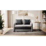 ELTAP Svijetlo siva/antracitno siva baršunasti sklopiva sofa 130 cm Ario – | shoptok.hr