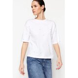 TRENDYOLMILLA Ženska majica TWOSS23TS00153, Bela | Eponuda.com