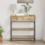  Konzolna stolica s ladicama Umjetnički hrast 72,5 x 25 x 75 cm | Eponuda.ba