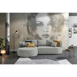 Welnova KOTNA SEDEŽNA GARNITURA, tkanina siva | Shoptok.si