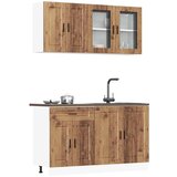  Set kuhinjskih ormarića od 4 dijela "Porto" Staro drvo Inženirsko drvo | shoptok.hr