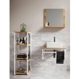 MID.YOU kopalnica bitila 60, bela, barva hrasta, 4-Delno | Shoptok.si