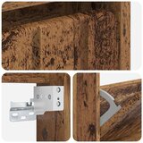  Ormar za cipele na zidu ZWOLLE 71 x 17 x 86 cm Staro drvo - Staro drvo | shoptok.hr