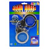  Handcuffs for a Little Policeman, Metal, with Keys, for Children, Silver | shoptok.hr