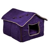 Trixie Kućica ležaljka za mačke Hilla 40 cm ljubičasta | ePonuda.com