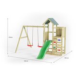 Fungoo Set CHESTER - drveno vrtno igralište | shoptok.hr