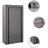 vidaXL 282430 shoe cabinet with cover grey 58x28x106 cm fabric | shoptok.hr