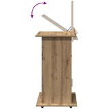  Oder s predalom artisan hrast 55 x 55 x 107 cm Konstruiran les | Shoptok.si