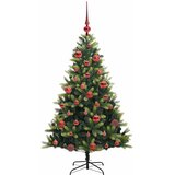  Umjetno rasklopivo božićno drvce 150 LED-a Zelena 150 cm | shoptok.hr
