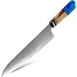 IZMAEL Damaskasti kuhinjski nož KU-20028 - Chef / Plava / 36cm | shoptok.hr