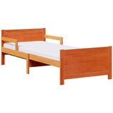  Konstrukcija postelje z vzmetnico Voščeno rjava 80 x 200 cm, (5000084195) | Shoptok.si