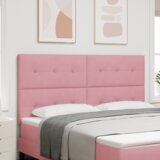  LED Uzglavlje Ružičasto 90 cm Baršun | shoptok.hr