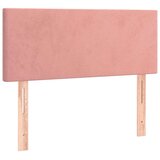 vidaXL Krevet box spring s madracem LED ružičasti 80x200 cm baršunasti | shoptok.hr