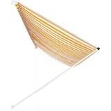 Tenda na uvlačenje 400 x 150 cm žuto-bijela | Eponuda.com