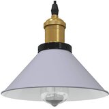 VISILICA podesiva po visini E27 sjajno siva Ø 22 cm metal | shoptok.hr